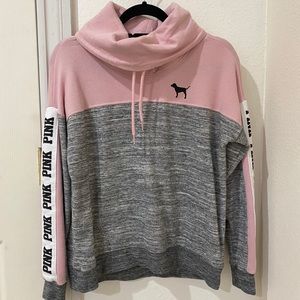 PINK turtleneck sweater very cute!!!